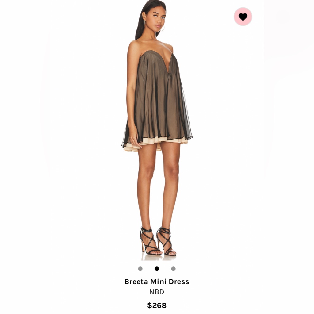 Nbd Breeta Mini Dress In A Size Xl